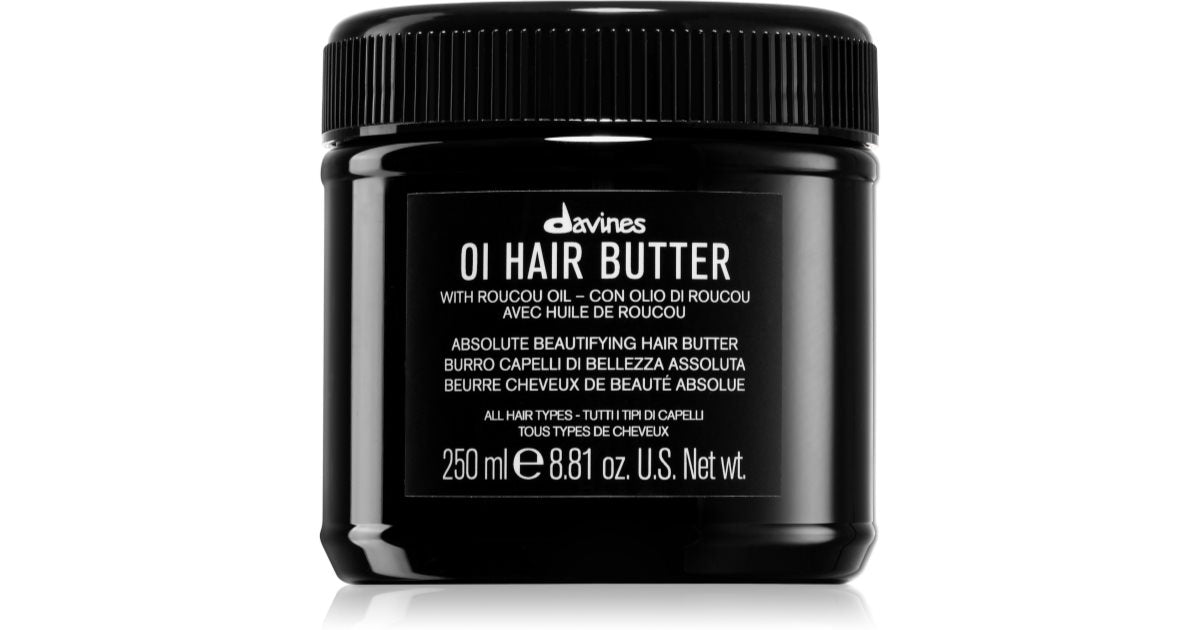 Davines OI Beurre nourrissant en profondeur pour cheveux rebelles et crépus 250 ml