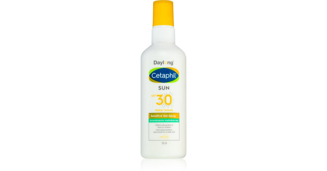 Daylong Cetaphil Sensitive ochranný gelový sprej pro mastnou a citlivou pleť SPF 30 150 ml