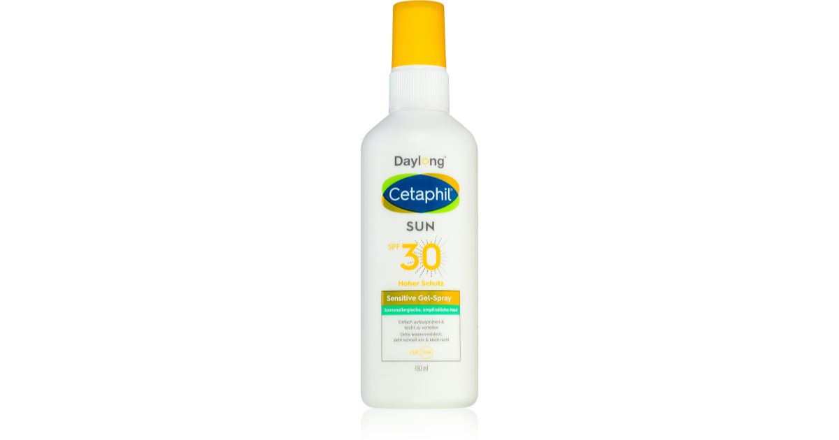 Daylong Cetaphil Sensitive gel spray protettivo per pelli grasse e sensibili SPF 30 150 ml