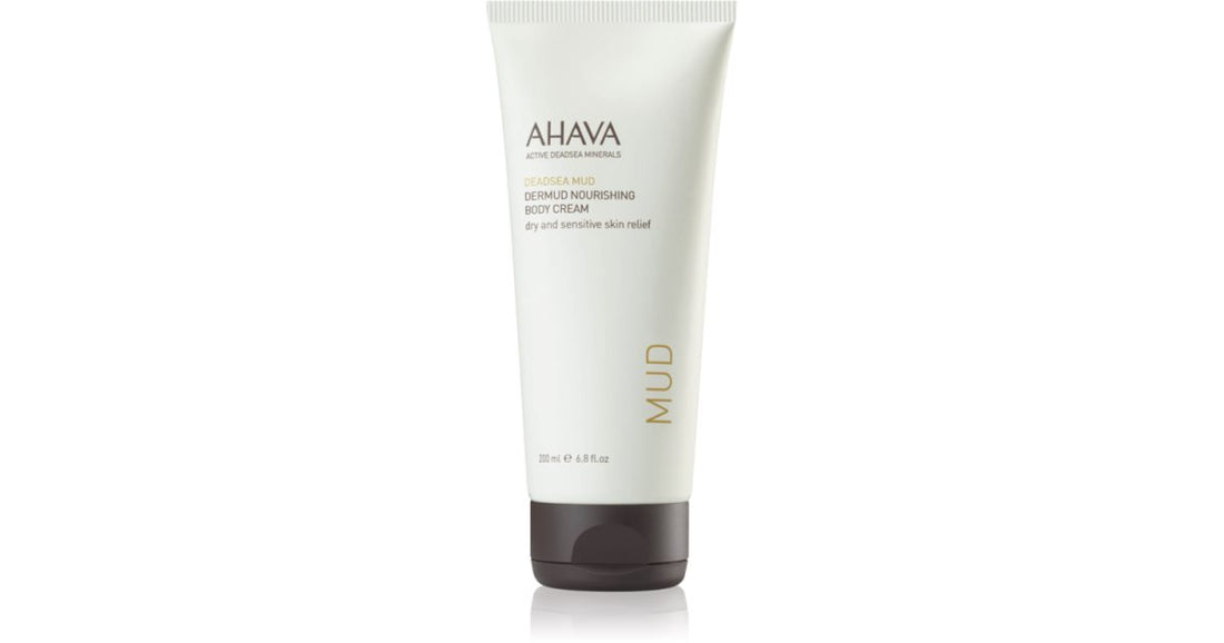 AHAVA Dead Sea Mud crema corpo nutriente per pelli secche e sensibili 200 ml