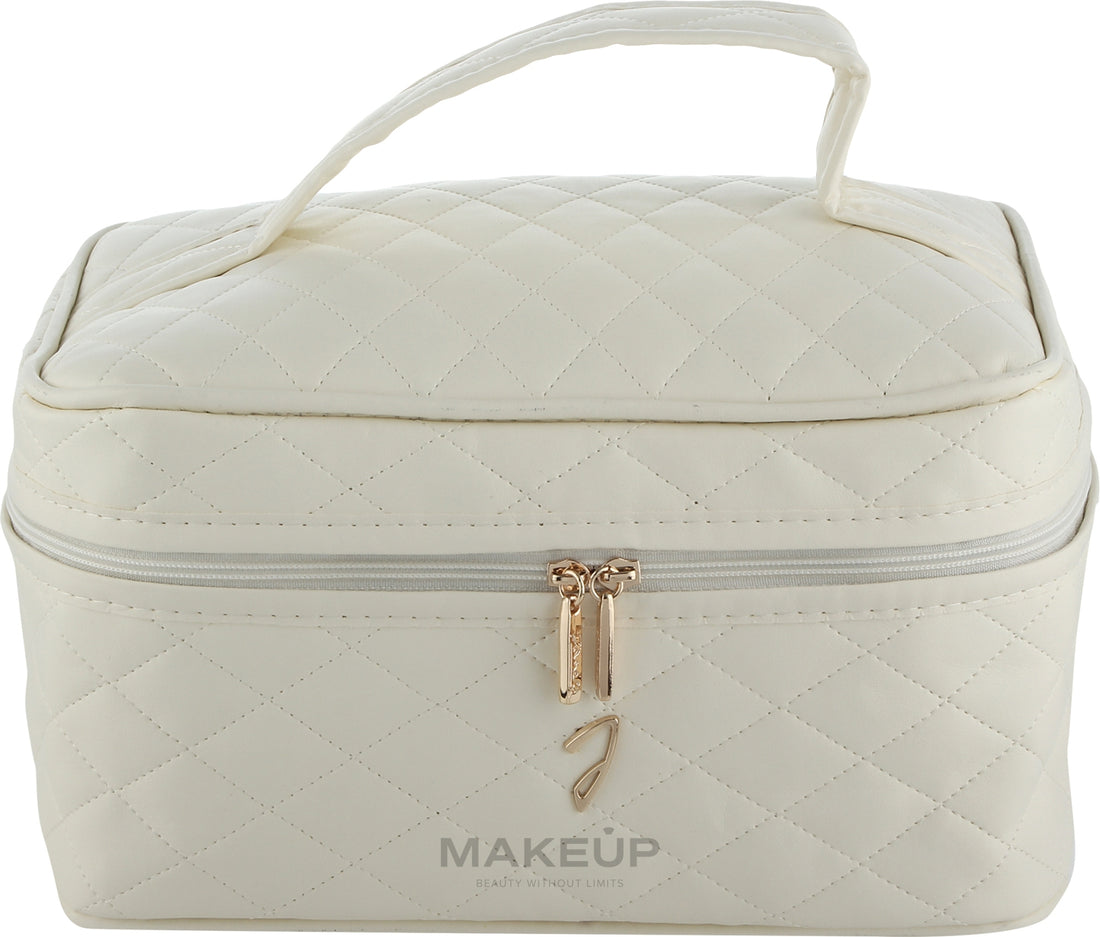 Beauty case, beige, A6152VT Janeke