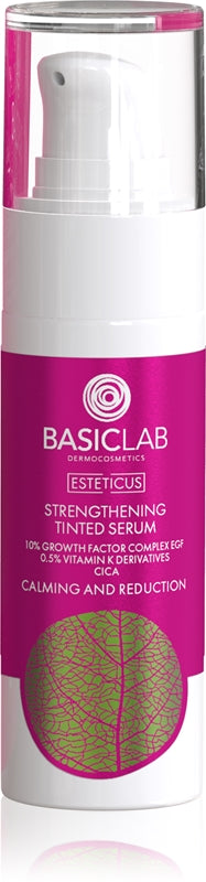 BasicLab Dermocosmetics Esteticus سيروم ملوّن مضاد لاحمرار البشرة 10% Growth Factor Complex EGF 30 ml 