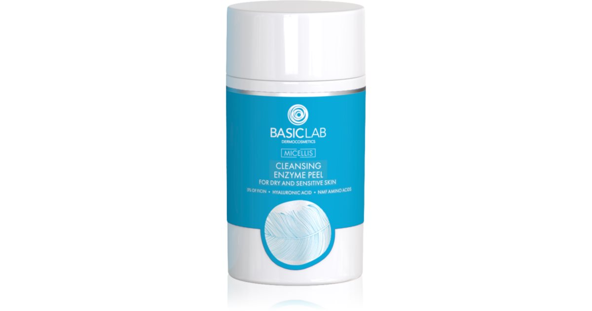 BasicLab Dermocosmetics: Scrub Micellare Delicato Enzimatica 35g - Pelli Secche e Sensibili