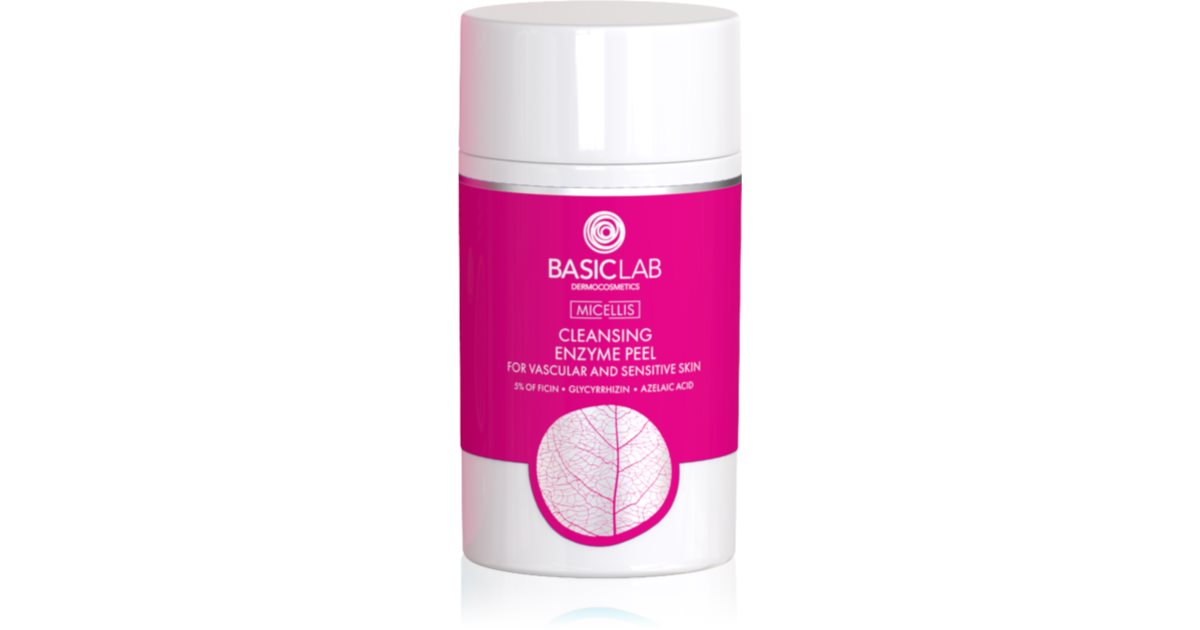 BasicLab Dermocosmetics: Scrub Micellare Enzimatico Anti-Arrossori 35g