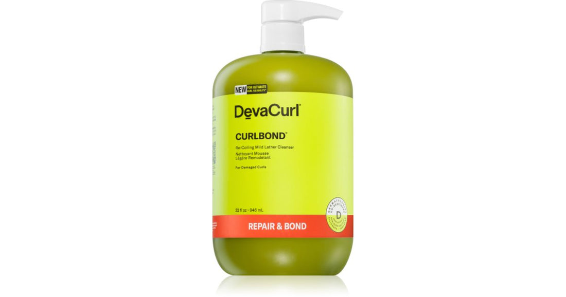 DevaCurl Απαλός μους καθαρισμού CurlBond™ για ταλαιπωρημένα μαλλιά 946 ml