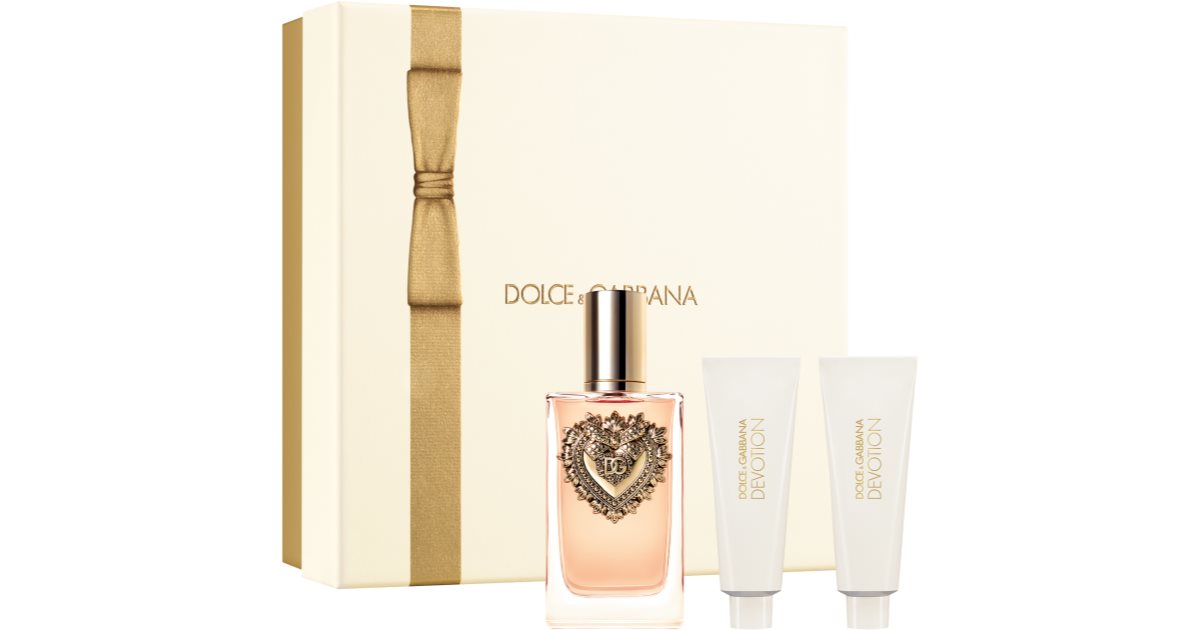 Dárková krabička Dolce&amp;Gabbana Devotion EDP Trio Set pro ženy