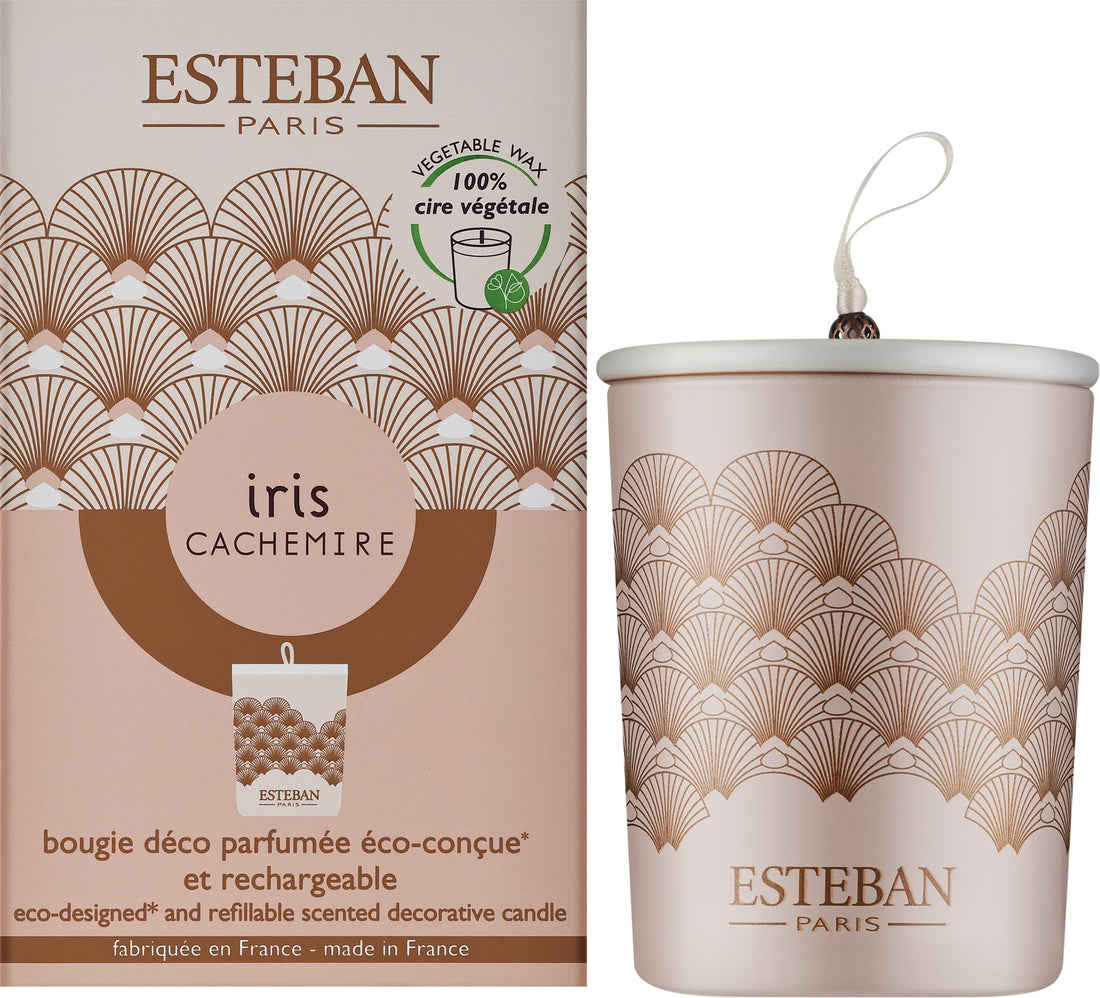 Esteban Iris Cachemire Candela profumata 180 g