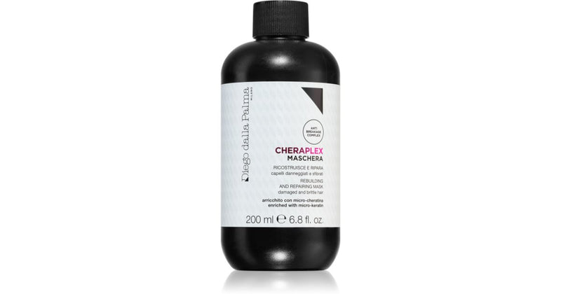 Diego dalla Palma Maschera Regenererende rekonstruksjon og reparasjon for svært skadet skjørt hår 200 ml