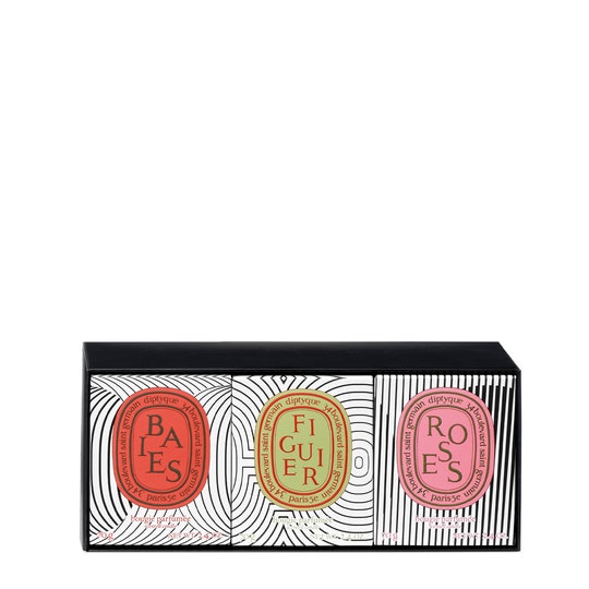 Set Diptyque Dancing Ovals Candela 3x70 g