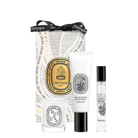 선물세트 딥티크 오로즈 오드뚜왈렛 우먼 7.5ml*1 오로즈 핸드크림 30ml*1 장미향초 35g*1 2023 크리스마스