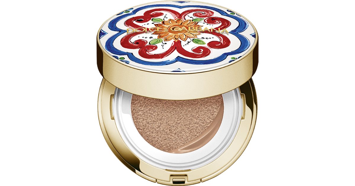 Dolce&amp;Gabbana Solar Glow Healthy Glow fond de teint longue durée SPF 50 recharge couleur BRONZE 350 11,5 ml