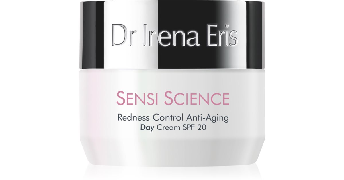 Dr Irena Eris Sensi Science Redness Control Anti-Aging Dagcreme intens udglattende anti-rynke dagcreme SPF 20 50 ml