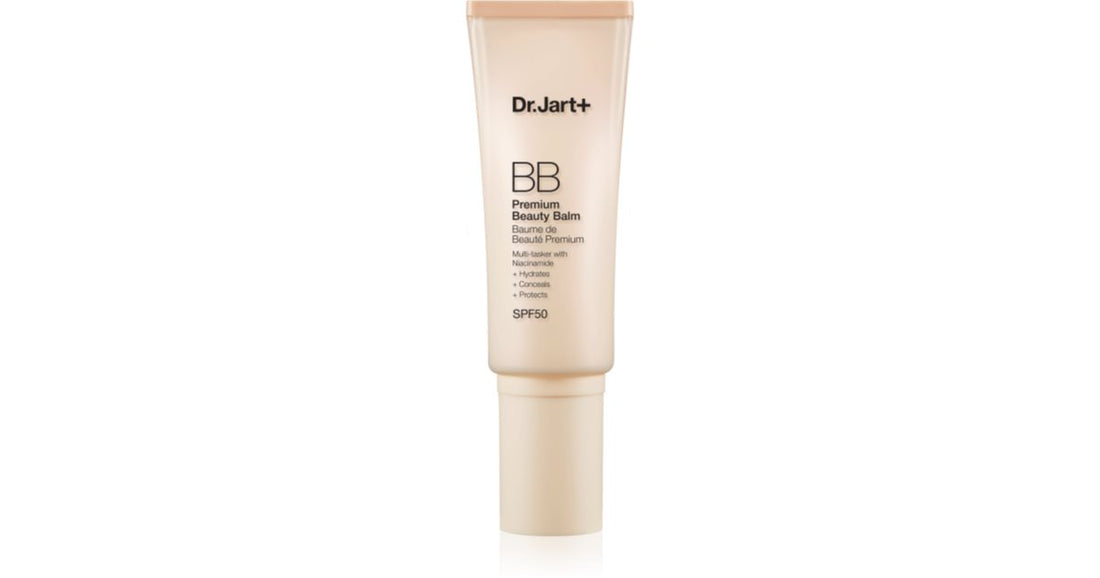 Dr. Jart+ Premium SPF 50 ενυδατική κρέμα BB σε χρώμα Medium Tan 40 ml