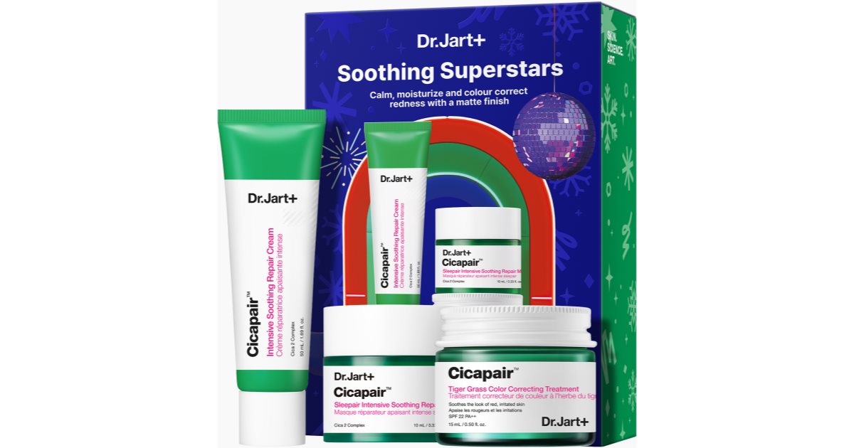 Dr. Jart+ Set cutie cadou pentru femei Soothing Superstars 3 buc