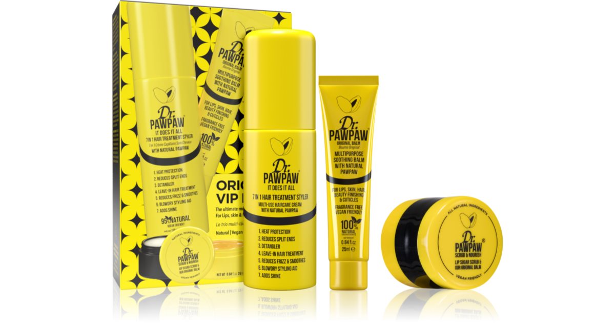 Dr. Pawpaw Original VIP Kit confezione regalo 3 pz