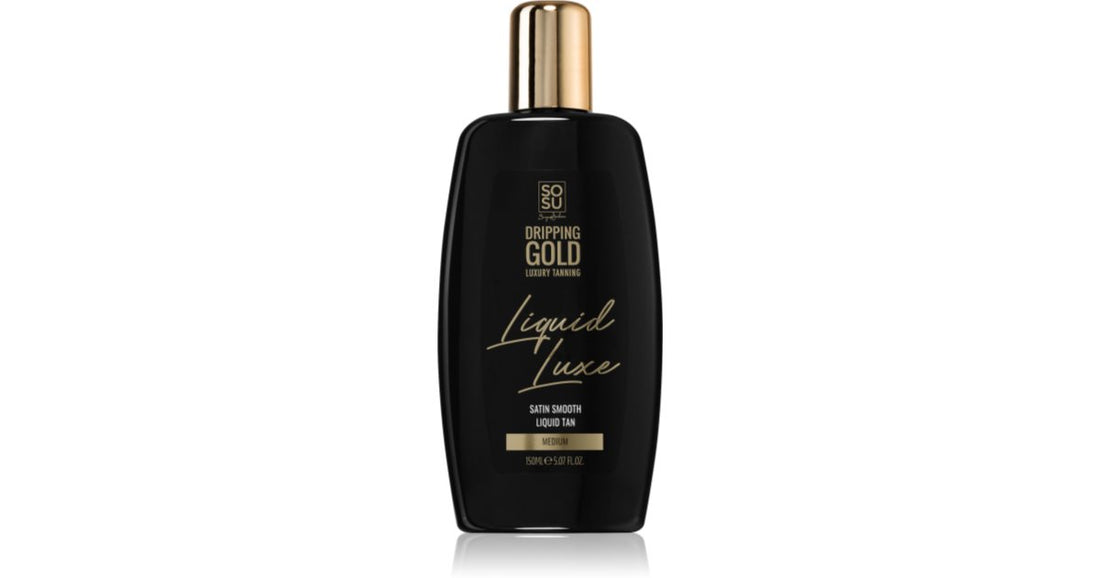 Dripping Gold Luxury Tanning Liquid Luxe קרם גוף לשיזוף עצמי Ultra Dark 150 מ&quot;ל