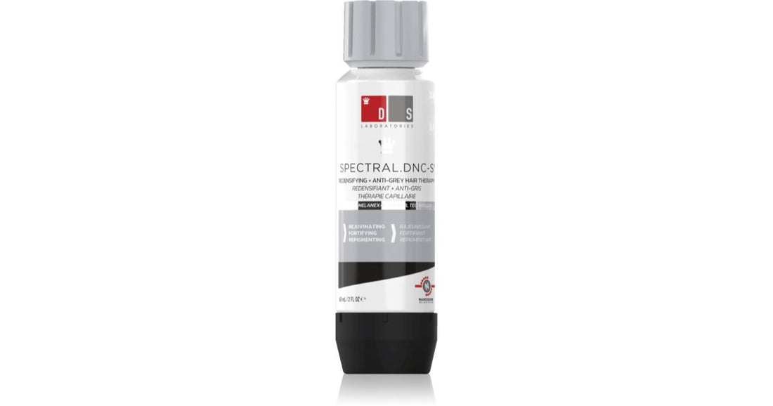 DS Laboratories SPECTRAL DNC S 흰머리에 맞서 가늘어지는 모발을 위한 수분 공급 및 퍼밍 트리트먼트 60 ml