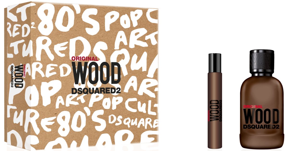 Dsquared2 Alkuperäinen Wood lahjarasia miehille eau de parfum 100ml + 10ml