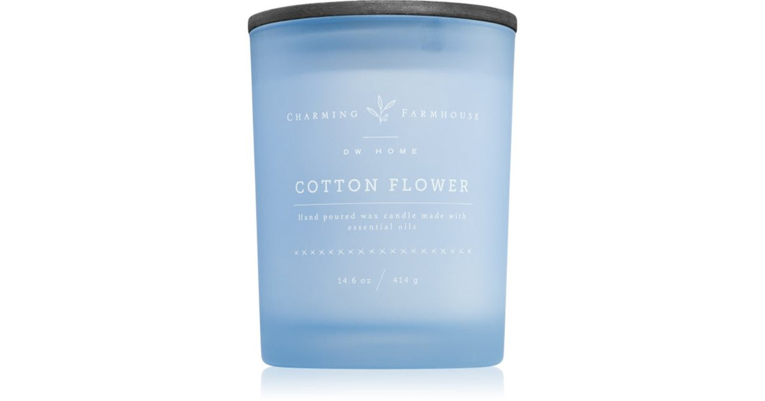 DW Home Charming Farmhouse vela perfumada Flor de Algodón 414 g