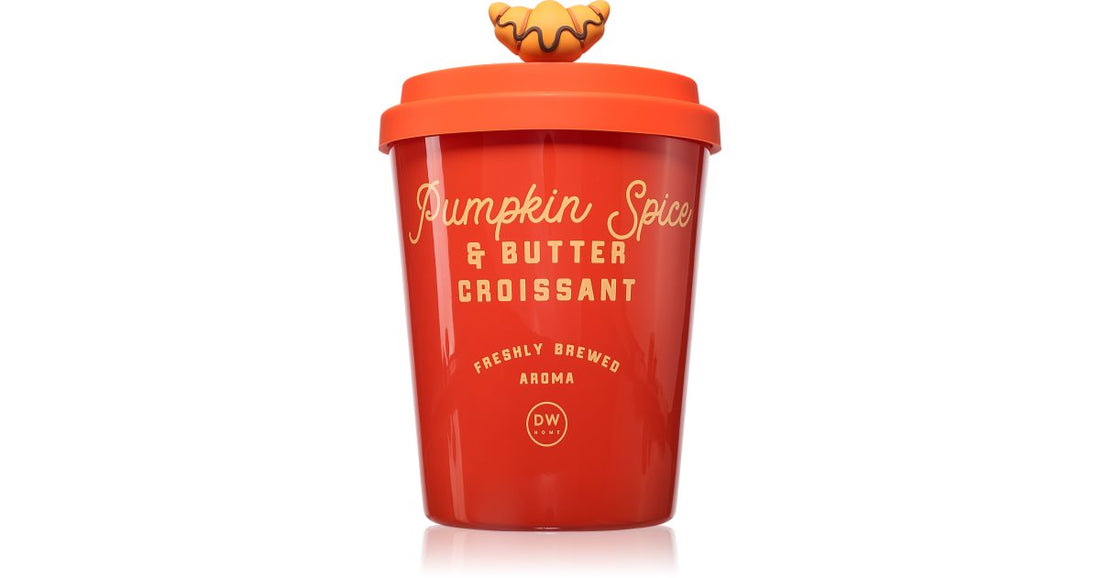 DW Home Cup Of Joe Pumpkin Spice &amp; Butter Croissant geurkaars 907 gr