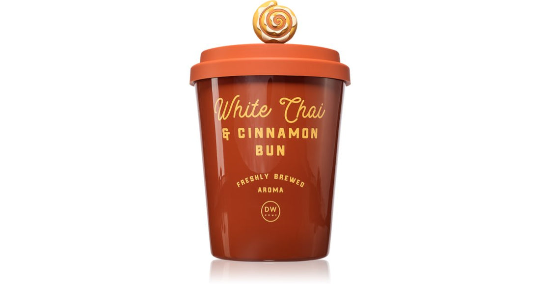 DW Home Kop Joe White Chai &amp; Cinnamon Bol duftlys 907 g