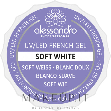Gel unghie Alessandro International French Gel Soft White 15 g