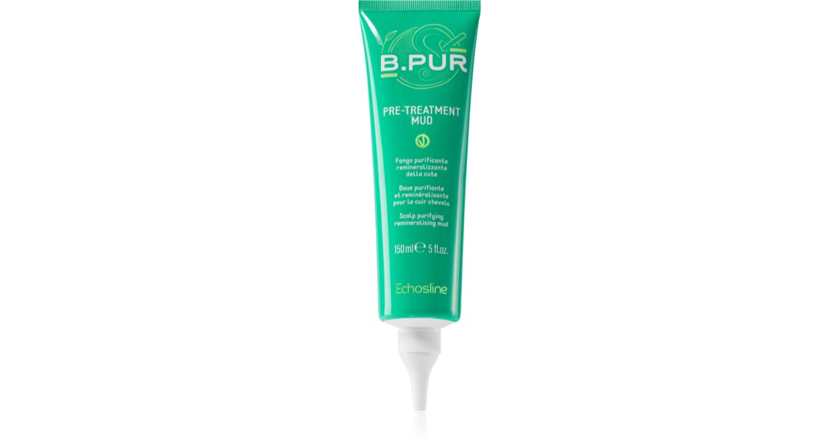 Echosline B. pur PRÉ-TRAITEMENT Boue pour le cuir chevelu 150 ml