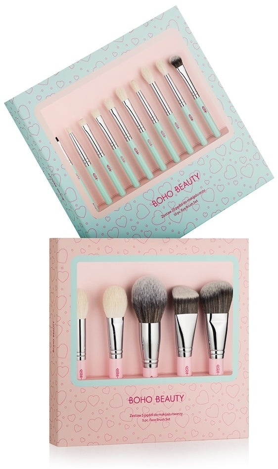 Set pennelli trucco, 15 pezzi Boho Beauty Love Color Brush Set 15 pz.