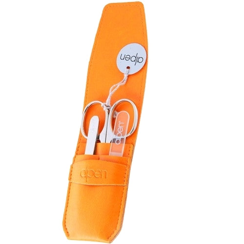 Set manicure, 4 pezzi, arancione Alpen