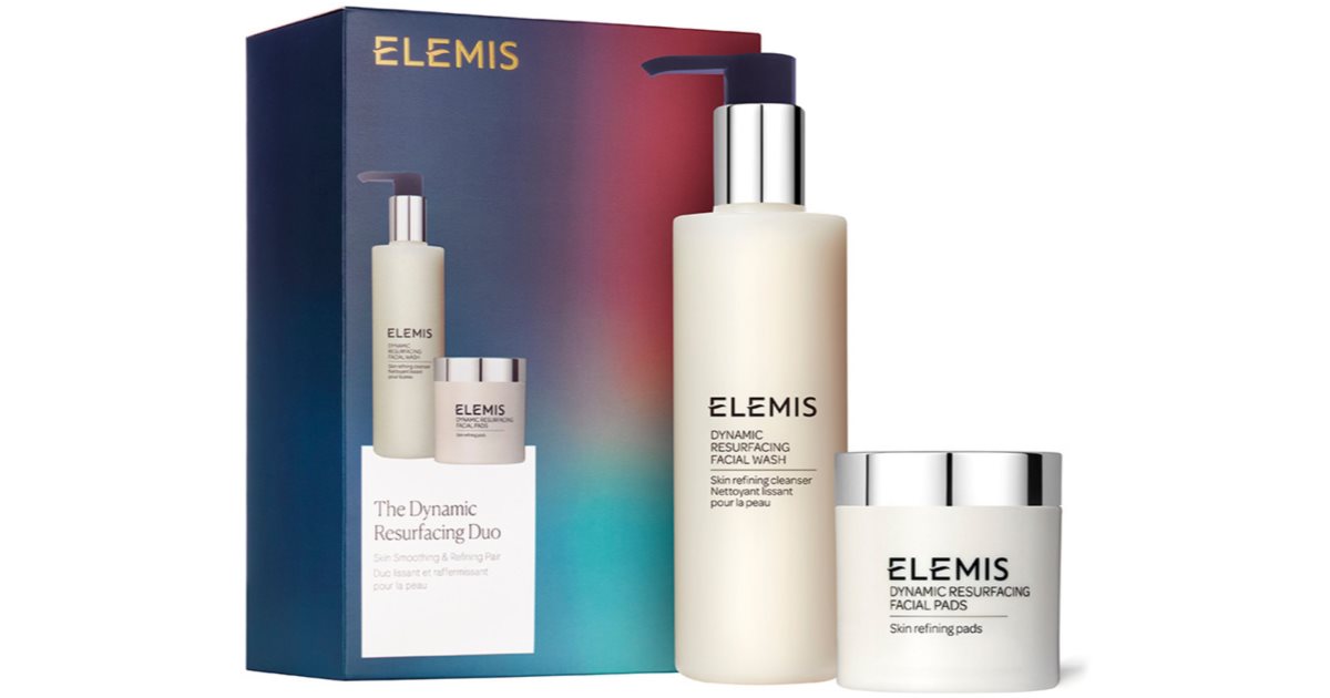 Elemis Le coffret cadeau Dynamic Resurfacing Duo (pour une peau lumineuse et lisse)