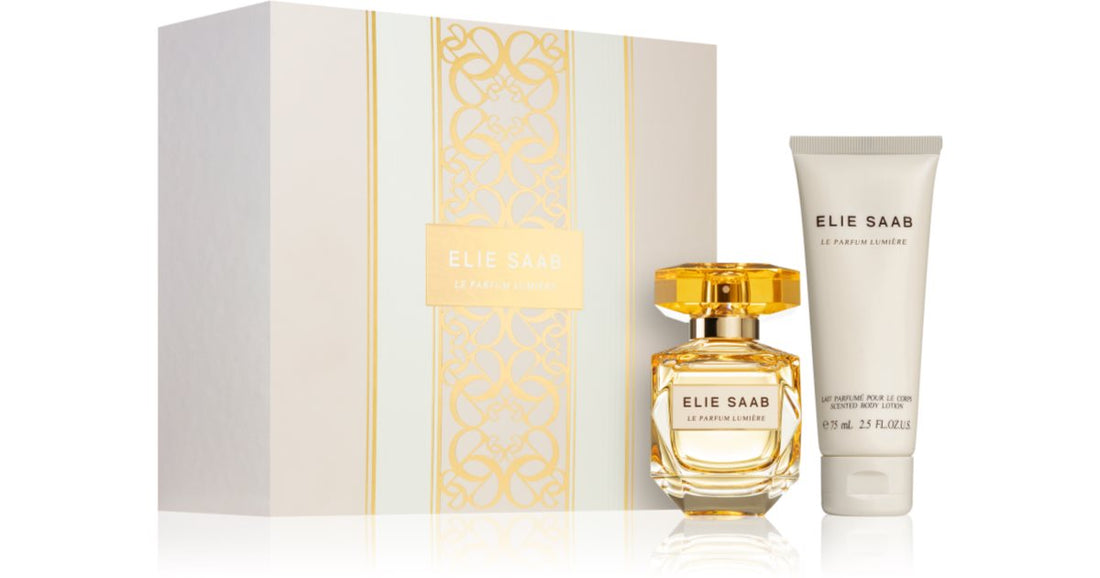 Elie Saab ル パルファム ルミエール オードパルファム フォー ウィメンズ 75ml + ボディミルク 75ml