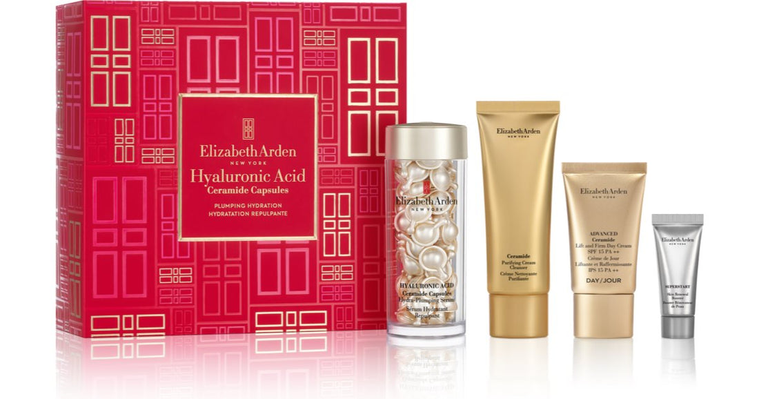 Elizabeth Arden Hyaluronihappokeramidikapselit Hydra-Plumping Serum lahjapakkaus naisille