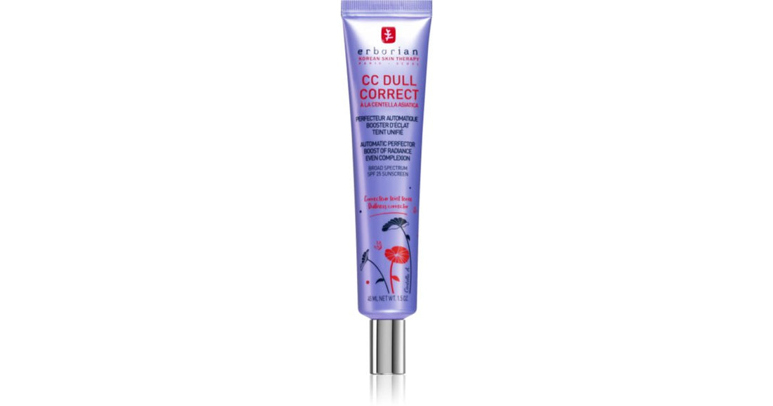 Erborian CC Dull Correct CC rozjasňující krém SPF 25 45 ml