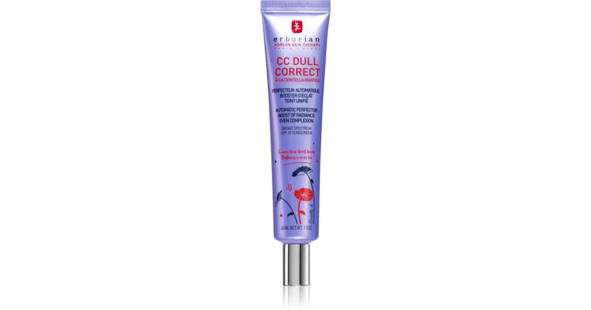 Erborian CC Dull Correct CC verhelderende crème SPF 25 45 ml