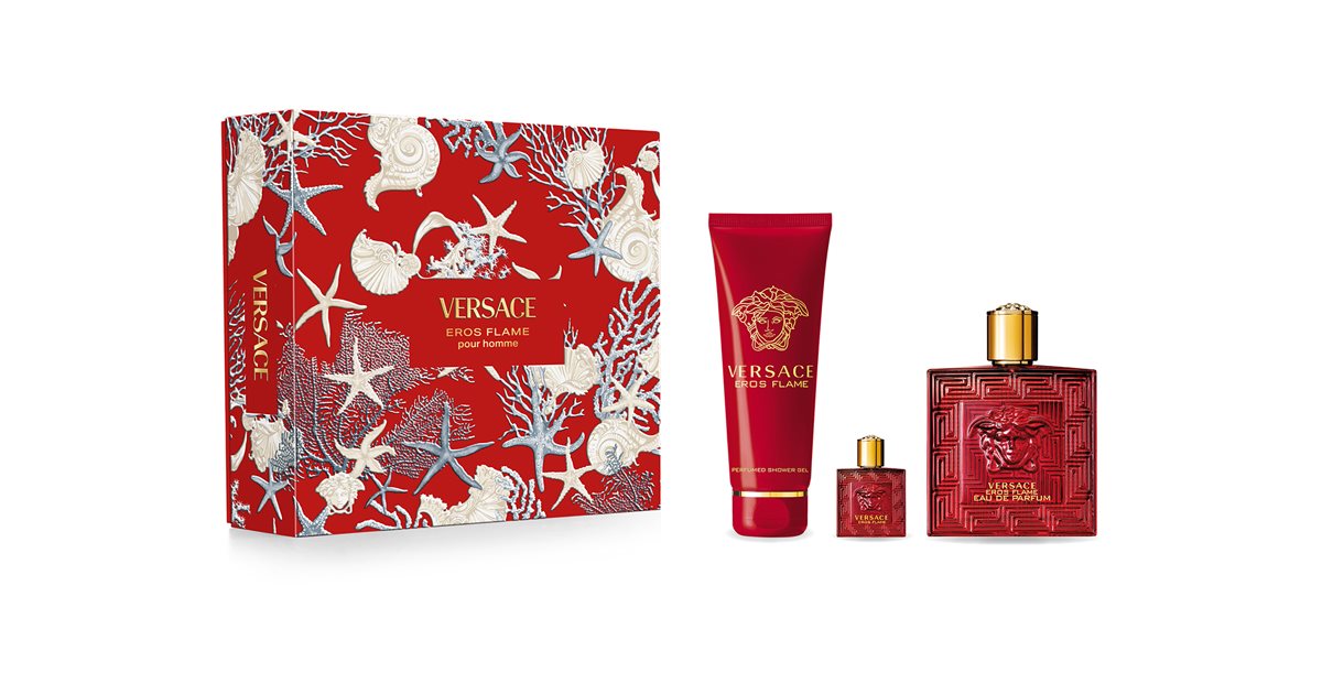 Versace Eros Flame: Kit Regalo Uomo - Assaggia le Fragranze