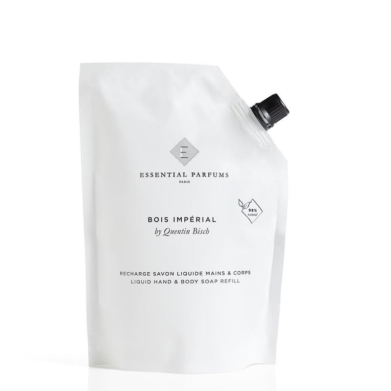 Essential parfums Bois Imperial Jabón de Manos y Cuerpo 500 ml Recarga 