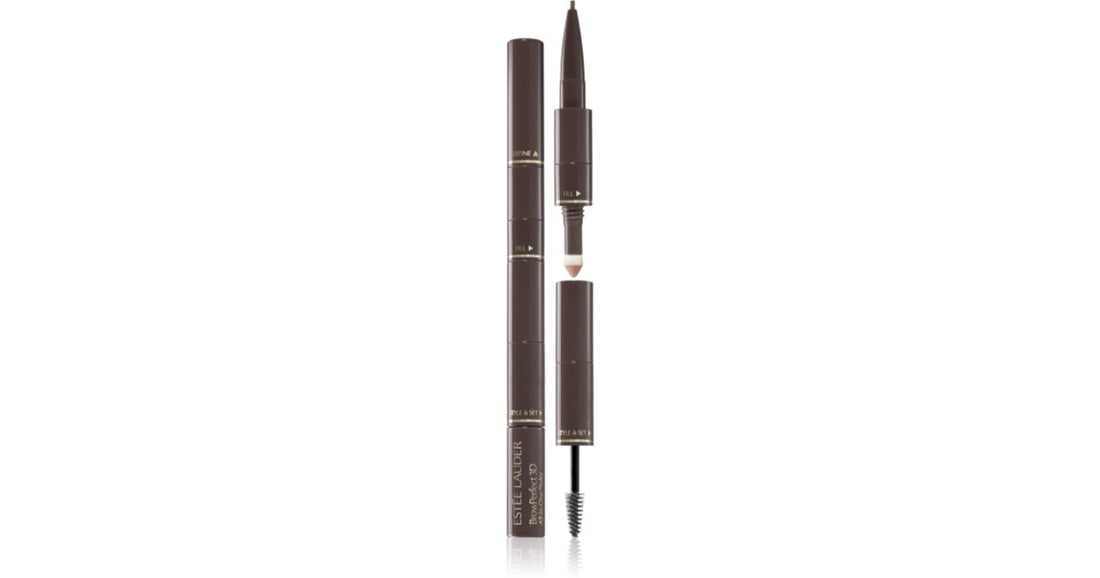 Estée Lauder BrowPerfect 3D All-in-One Styler wenkbrauwpotlood 3 in 1 kleur Kastanjebruin 2,07 g