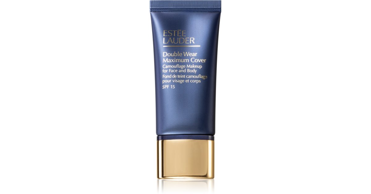 Estée Lauder Double Wear Maximum Cover Camouflage Makeup for Face and Body SPF 15 dekkende foundation voor gezichts- en lichaamskleur 3W2 Cashew 30 ml