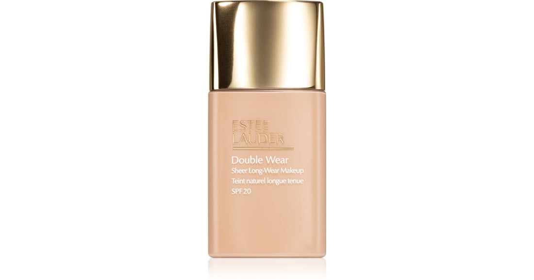 Estée Lauder Double Wear Sheer Long-Wear Makeup SPF 20 let matterende foundation SPF 20 farve 1W1 Bone 30 ml