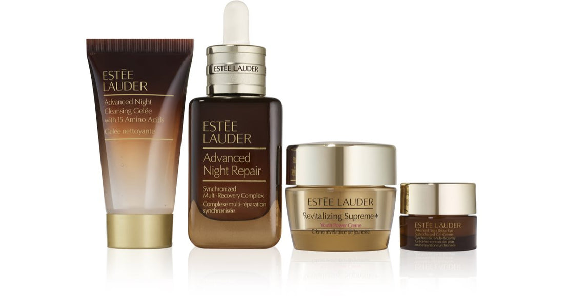 Set di riparazione anticaduta Estée Lauder Set di riparazione ANR/Necessità notturne 4 pezzi confezione regalo (per la notte) 1 pz