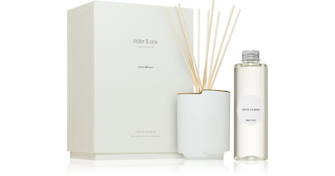 ester &amp; erik Aroma-Diffusor mit Minze und geschnittenem Gras, 200 ml