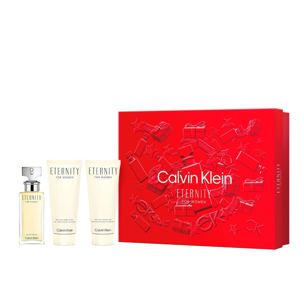 Calvin Klein Conjunto Eternity feminino eau de parfum 50ml + loção corporal 100ml + sabonete líquido 100ml