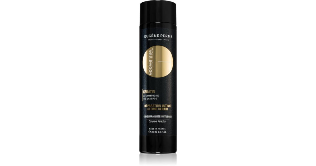 EUGÈNE PERMA Essential Keratin uudistava shampoo heikoille ja vaurioituneille hiuksille 250 ml