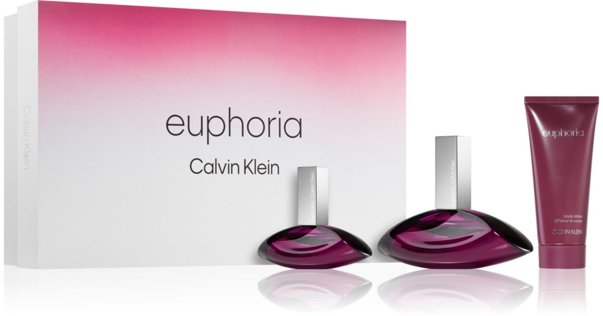 Calvin Klein Euphoria gift box for women Eau de parfum 100 ml + Eau de parfum 30 ml