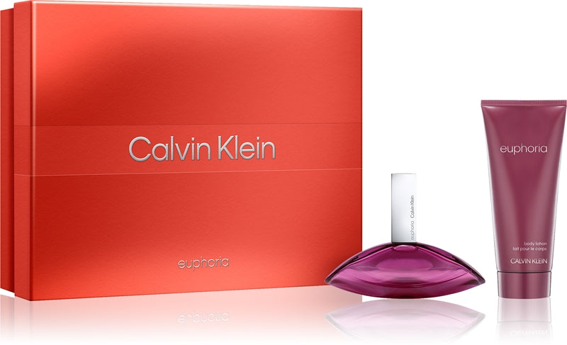 Calvin Klein Euphoria coffret presente para mulher com loção corporal 