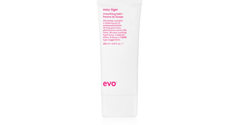 EVO Smooth Easy Tiger condicionador suavizante para cabelos rebeldes e crespos 200 ml