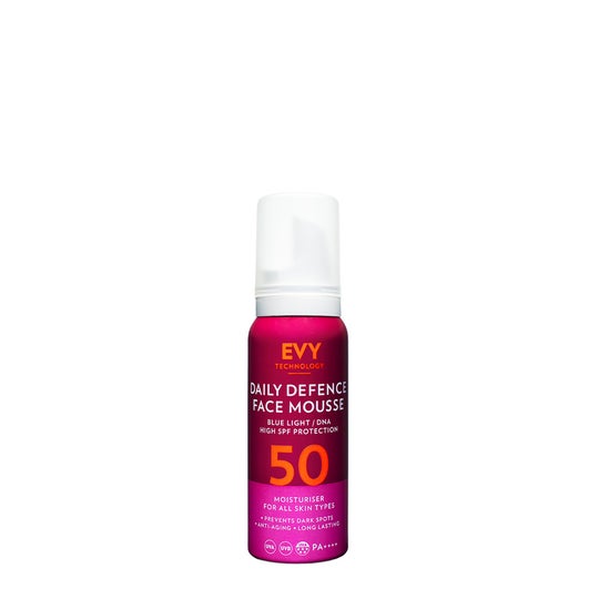 Mousse Visage Evy Daily Defense SPF 50 Édition Limitée