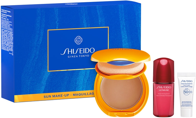 Shiseido Expert Sun Protector Tanning Compact Foundation SPF10 Dárková sada bronzová
