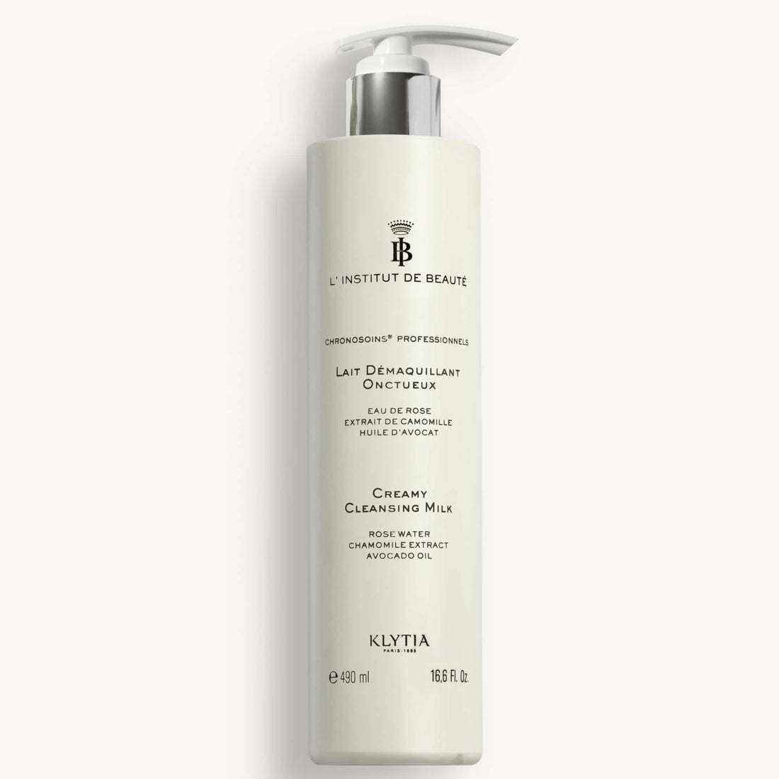 Klytia Chronosoins Professionnels Creamy Cleansing Milk — latte detergente cremoso viso 490 ml