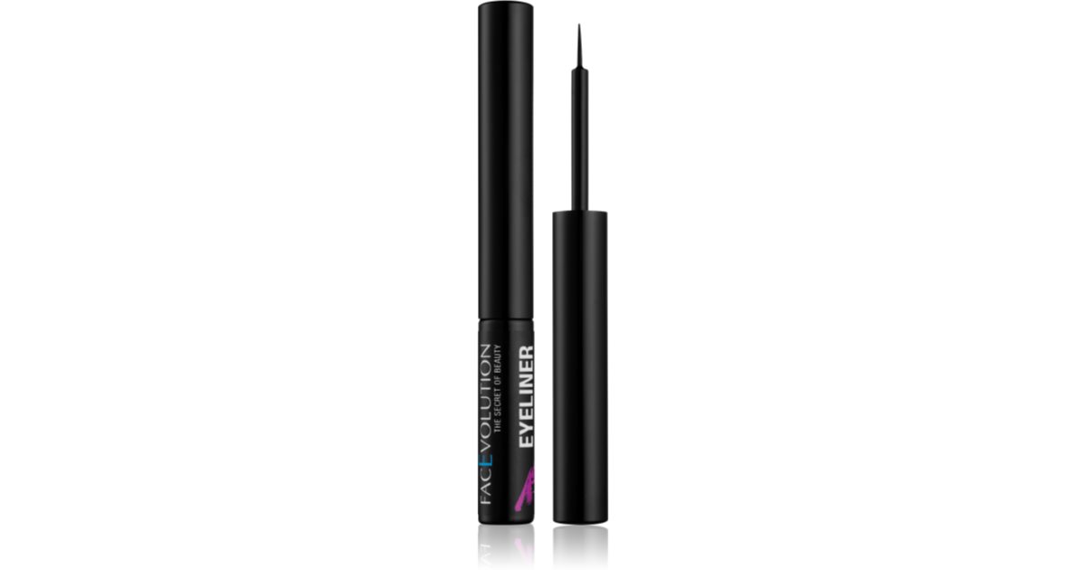 FacEvolution Hairplus Flüssig-Eyeliner mit Wirkstoffen für das Wimpernwachstum, Farbe Schwarz 1,5 ml